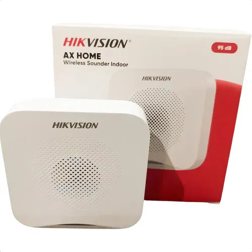 Sirena Interior Inalambrica Alarma Hikvision Axhome Color Blanco