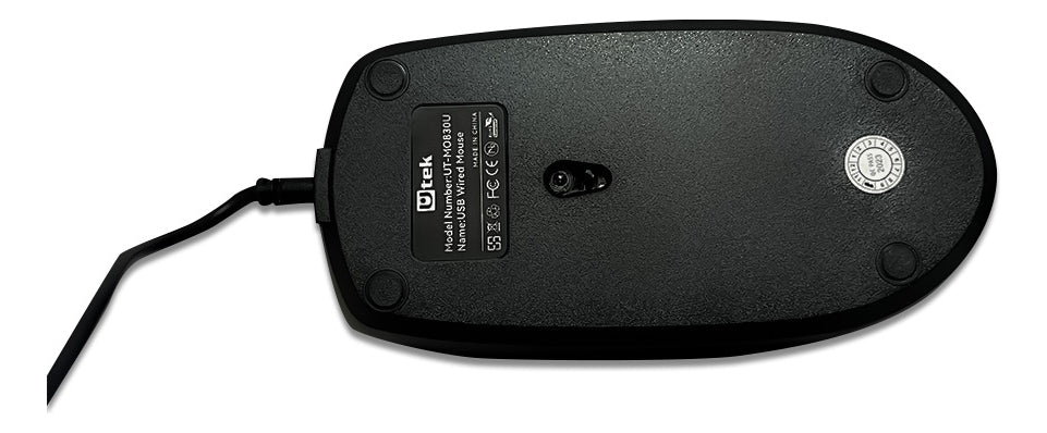 Mouse Alámbrico Usb 1200 Dpi Ut-mo830u