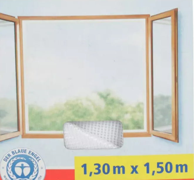 Malla Mosquitera Ventanas 1,3m X 1,5m Tesa Blanca