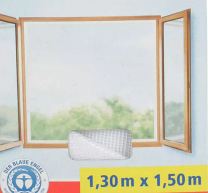 Malla Mosquitera Ventanas 1,3m X 1,5m Tesa Blanca