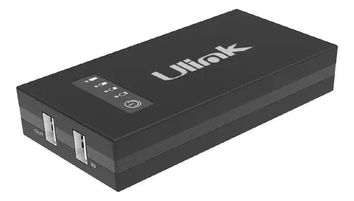 Mini Ups 5200mah 5v 2a Respaldo Energía Wifi Router Ulink Negro