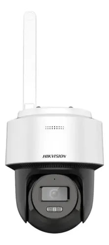 Cámara Domo Hikvision 4mp Wifi Exterior Luz Híbrida Blanco