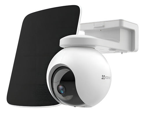 Kit Cámara Seguridad Eb8 4g Batería Y Panel Solar Ezviz Blanco