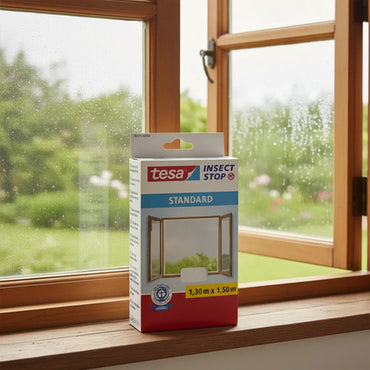 Malla Mosquitera Ventanas 1,3m X 1,5m Tesa Blanca Blanco