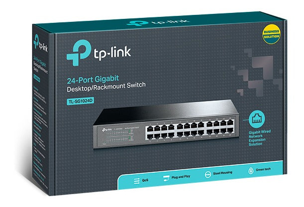 Switch Tp-link Tl-sg1024d Gigabit Rackeable