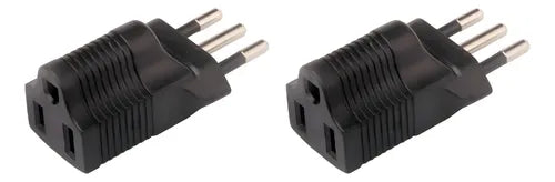 Pack 2 Adaptadores Americanos Usa A Nacional L Enchufe A-b
