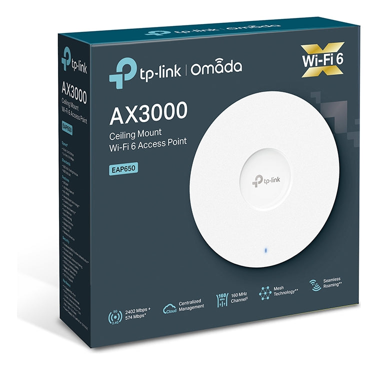 Access Point Tp-link Eap650 Ax3000 Poe+ Omada