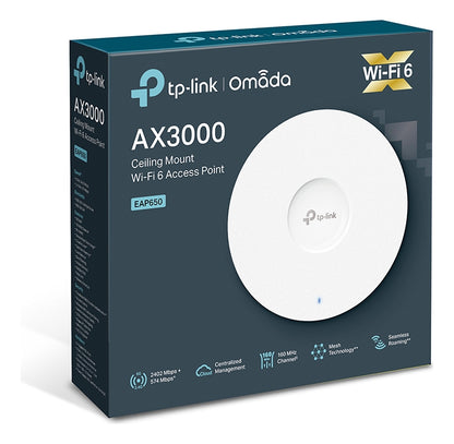 Access Point Tp-link Eap650 Ax3000 Poe+ Omada