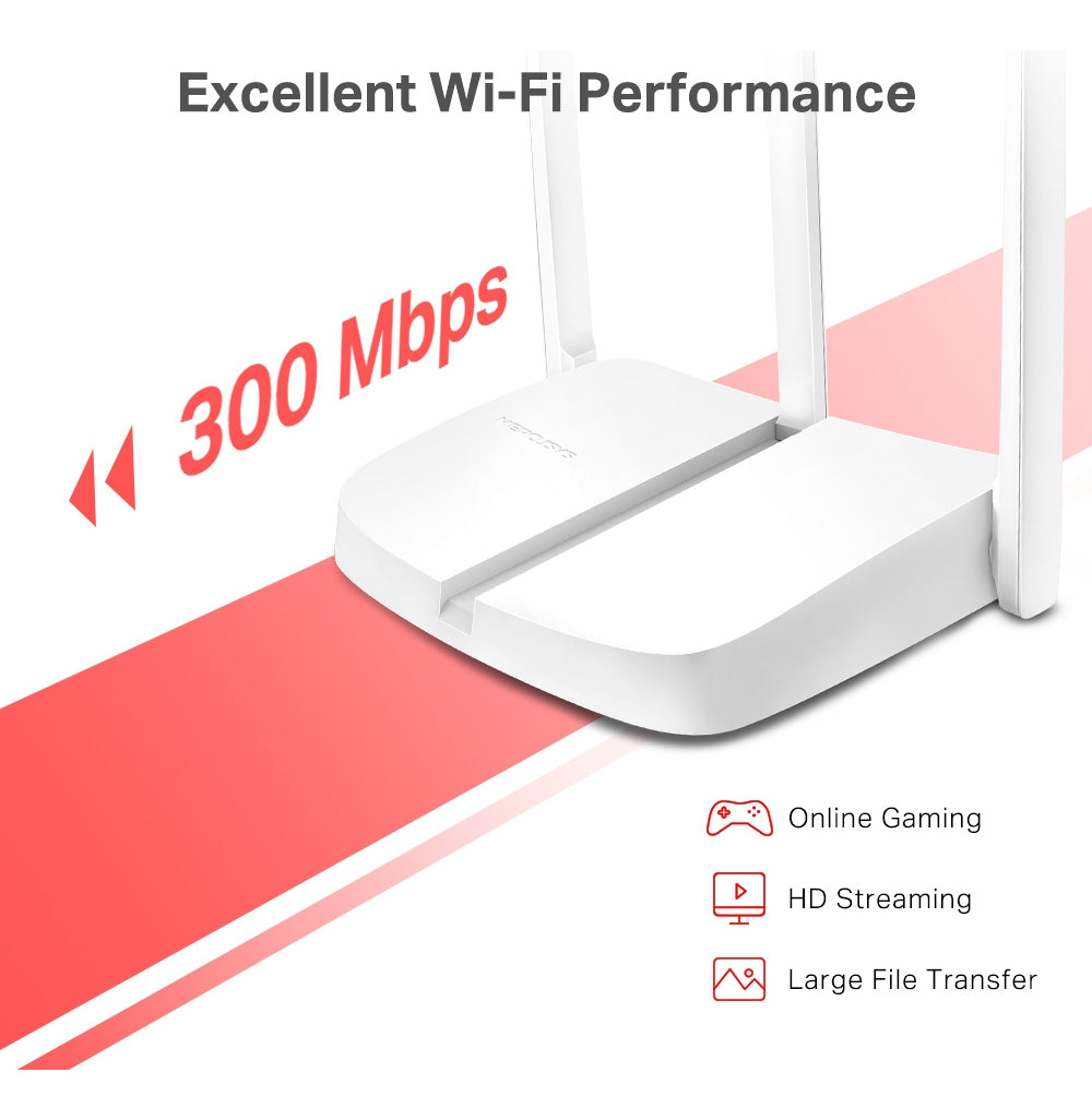 Router Inalámbrico Mw306r Mercusys Multimono 300 Mbps