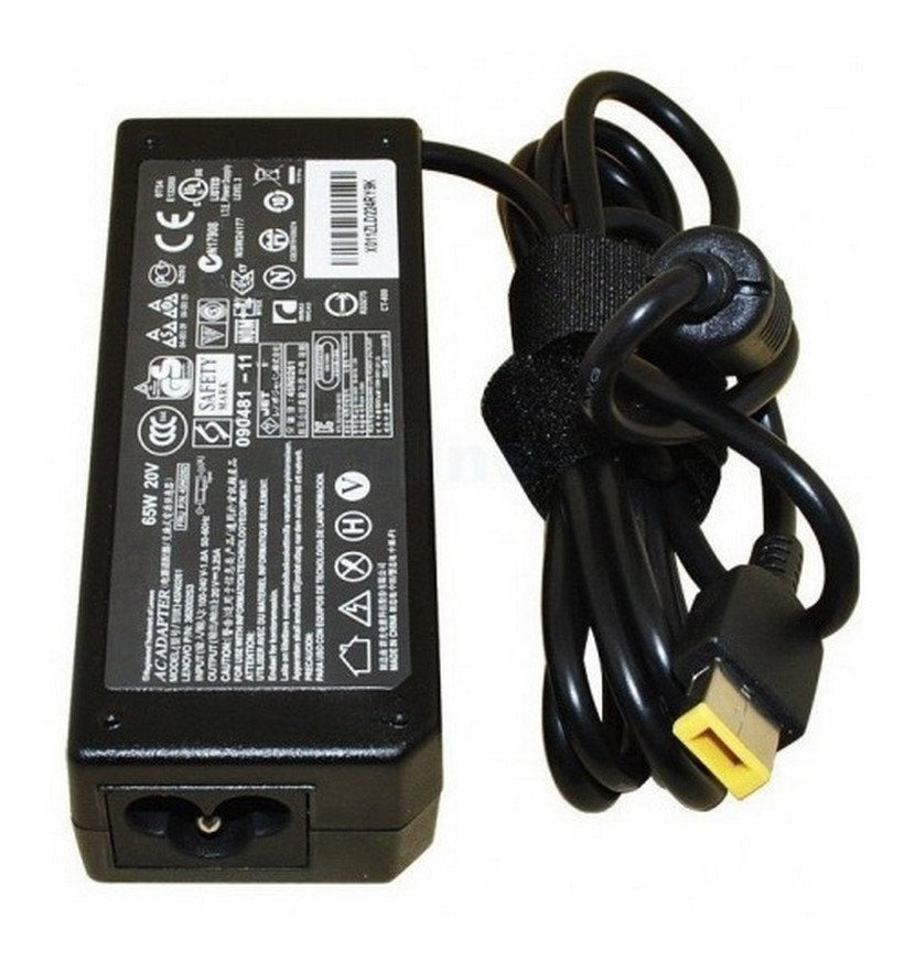 Cargador Notebook Para Lenovo 20v 3.25a Punta Cuadrada