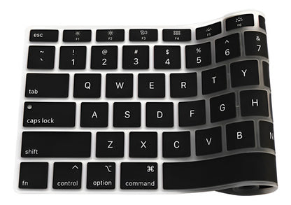 Protector Teclado Mac Ingles Air 13 Retina 2018 Touch Id Negro