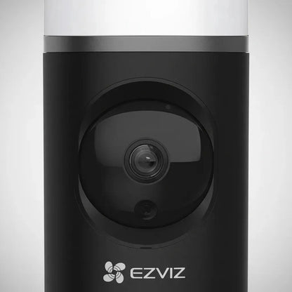 Cámara Seguridad Ip Wifi 4mp Ezviz Lc3 Luz Lampara Exterior Blanco