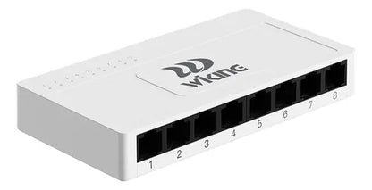 Switch 8 Puertos Ethernet No Administrable Wiking