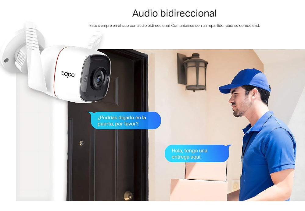 Cámara Seguridad Exteriores Wi-fi Tapo C310 Tp-link