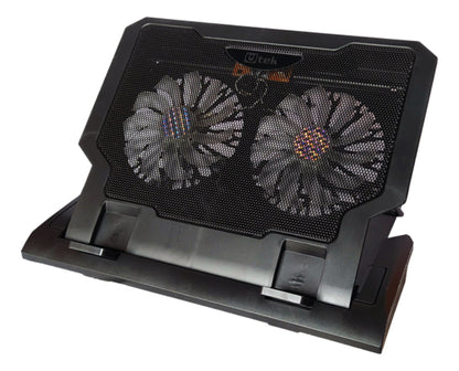 Base Cooler Notebook 12-17  Doble Ventilador De 14cm Utek