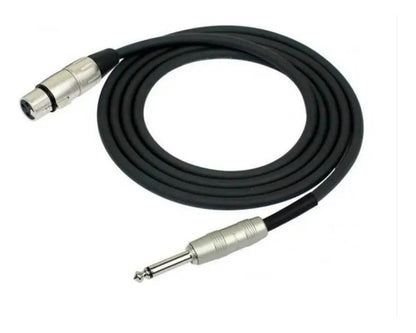 Cable De Audio Xlr Hembra A Jack Mono De 6mts Ul-mic-lj6006