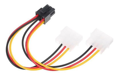 Cable Video Pci Express 6 Pines A 2 Molex 4 Pines