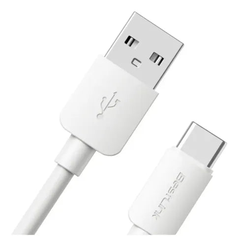 Cable Bestlink Carga Rápida Datos Usb-a A Usb-c 2 Metros 3a Blanco