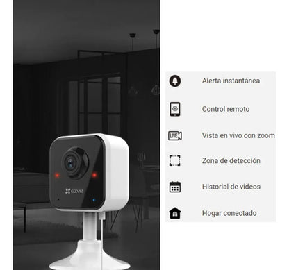 Cámara Seguridad Wifi Ezviz H1c 2mp Audio Color Blanco