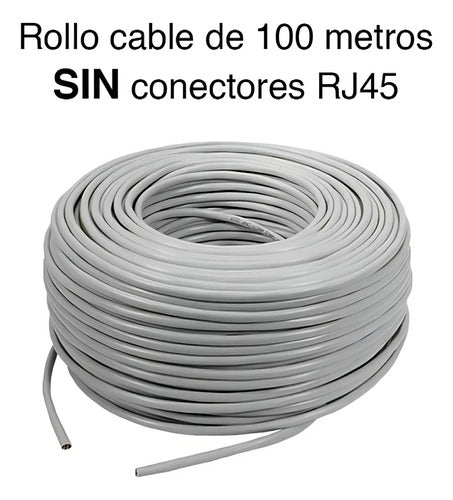 Cable Red Cat6 Utp Caja 100 Metros 23 Awg Ulink