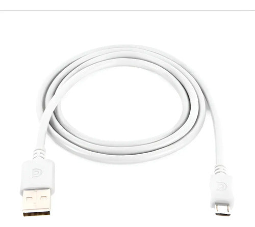 Cable Microusb Android Carga Datos Flat Griffin 3m Pack 2 Blanco