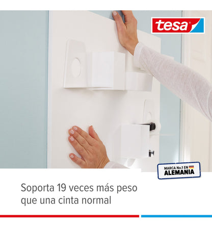 Cinta Doble Contacto Montaje 1,5mt X 19mm Ultra Fuerte Tesa