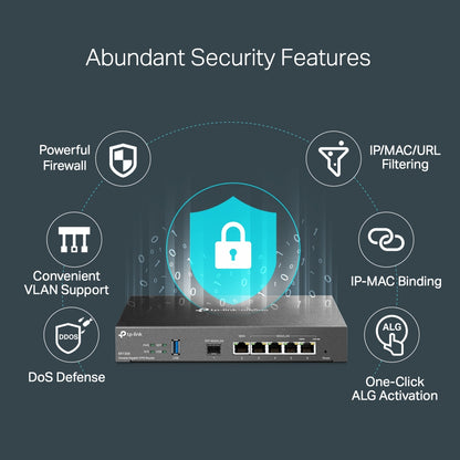 Router Gigabit Omada Er7206 5 Puertos Usb 3.0 Tp-link