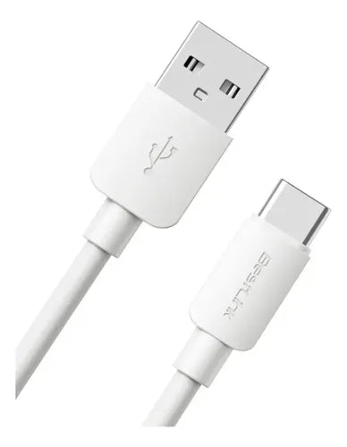 Cable Bestlink Carga Rápida Datos Usb-a A Usb-c 2 Metros 3a Blanco