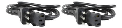Cable Poder Pc Notebook 3 Metros Largo Reforzado C13 Pack 2
