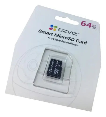 Tarjeta Memoria Ezviz Cscmt 64 Gb Micro Sd Alta Velocidad