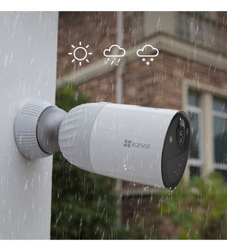 Cámara Adicional Inalámbrica Ip Exterior Para Kit Bc1 Ezviz Blanco