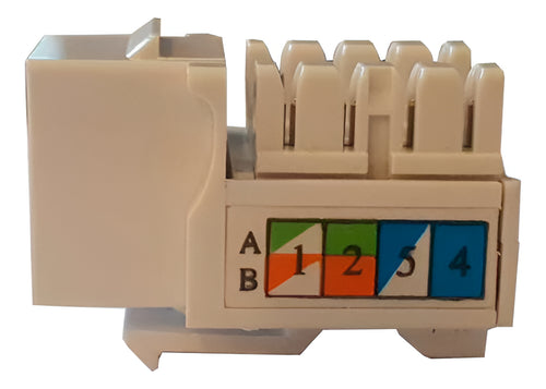 Modulo Rj45 Cat6 Red Jack Para Tapa Muro