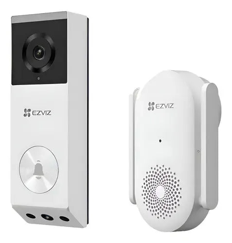 Timbre Video Audio Ep3x Wifi Bateria Detección Humano Ezviz Blanco