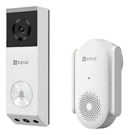 Timbre Video Audio Ep3x Wifi Bateria Detección Humano Ezviz Blanco