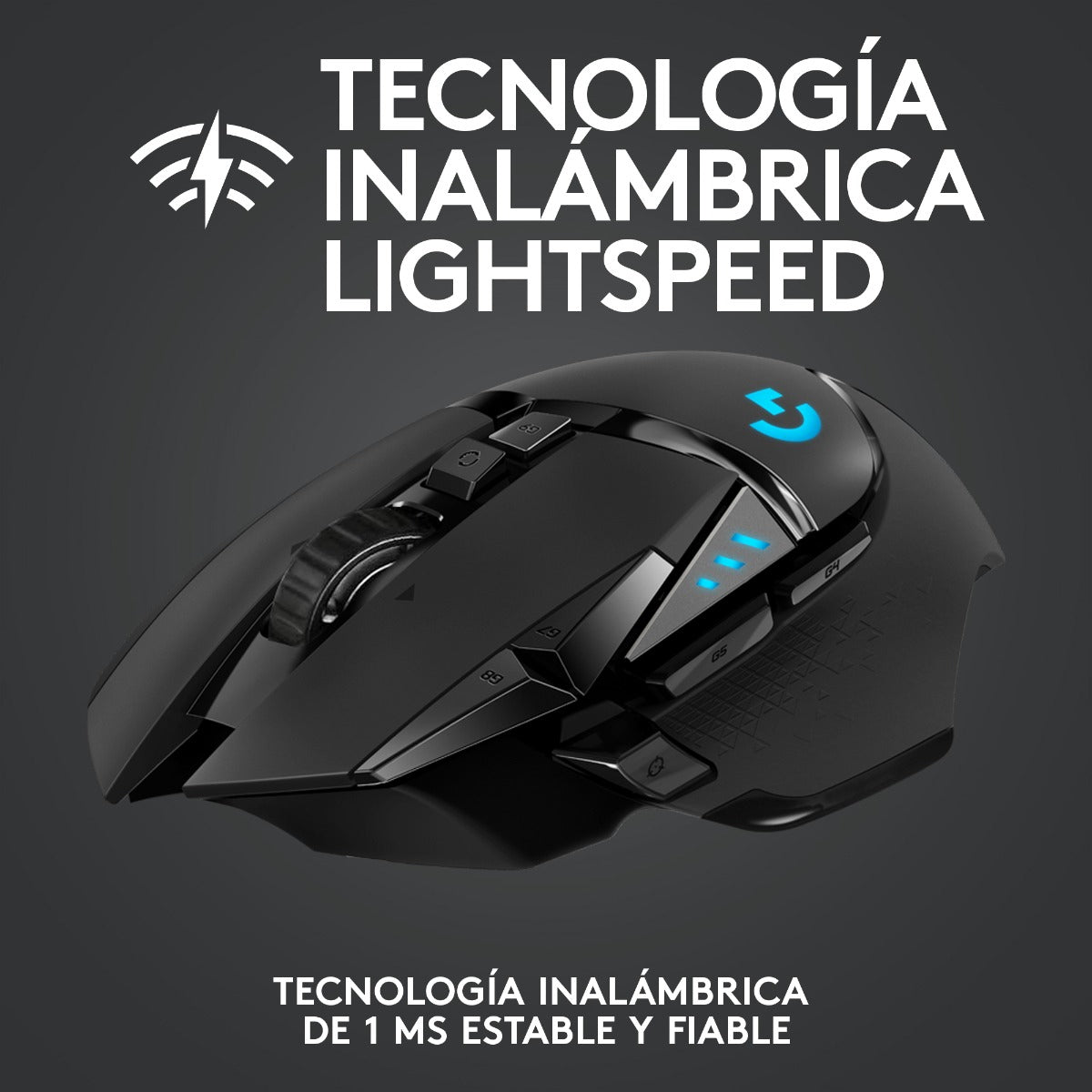 Mouse Gamer Inalámbrico G502 25k Dpi Rgb Lightspeed Logitech
