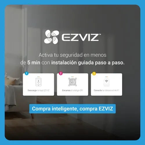 Cámara Inteligente Magnetica Con Batería Cb2 4g 1080p Ezviz Negro