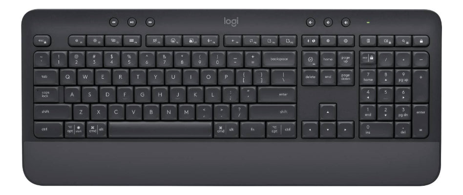 Teclado Bluetooth Signature K650 Ergonómico Negro Logitech