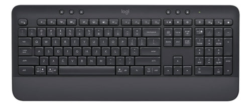 Teclado Bluetooth Signature K650 Ergonómico Negro Logitech