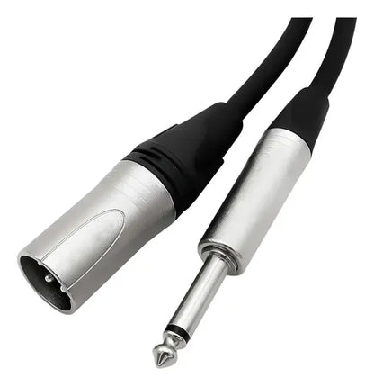Cable Audio Xlr Macho Jack Mono 3 Metros Ulink Micrófono
