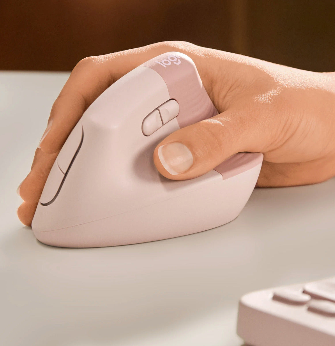 Mouse Vertical Inalámbrico Logitech Ergo Lift Ergonómico