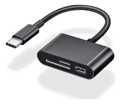 Lector Memoria Otg Tipo C A Sd Tf Pendrive Para Win Mac Os