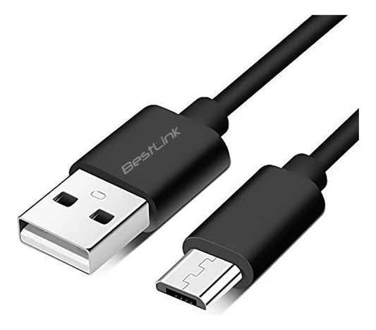 Cable Usb A Micro Usb Carga Rápida 2 Metros 2,4 Amp