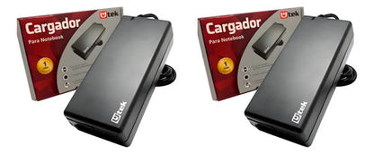 Cargador Notebook Hp 19.5v 2.31a 4.5*3mm Certificado Pack 2 Negro