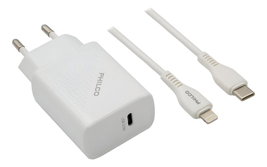 Cargador Philco Rápido 3.0 Compatible Con Lightning 18w