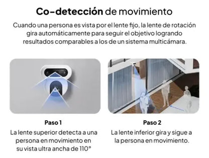 Camara Seguridad Wifi Dual Hb90 2k+ Y Panel Solar Ezviz Blanco
