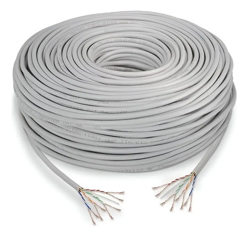 Cable Red Cat6 Utp Caja 100 Metros 23 Awg Ulink