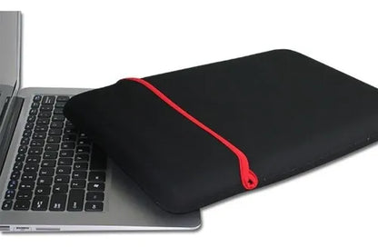 Funda Notebook 15 15.6 Neopreno Reversible Pack 2 Negro/rojo
