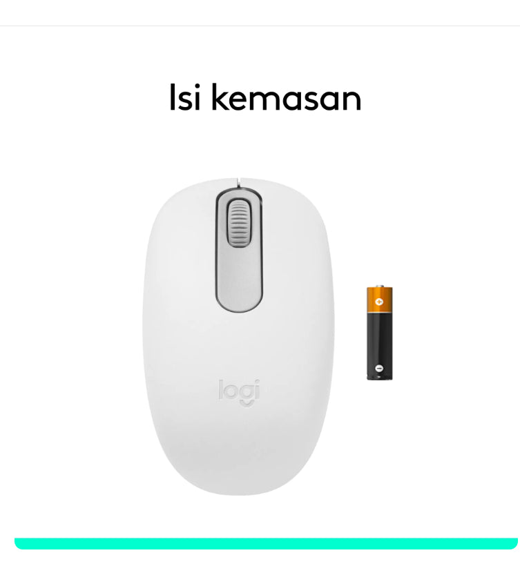 Mouse Inalámbrico Logitech Bluetooth M196 Blanco