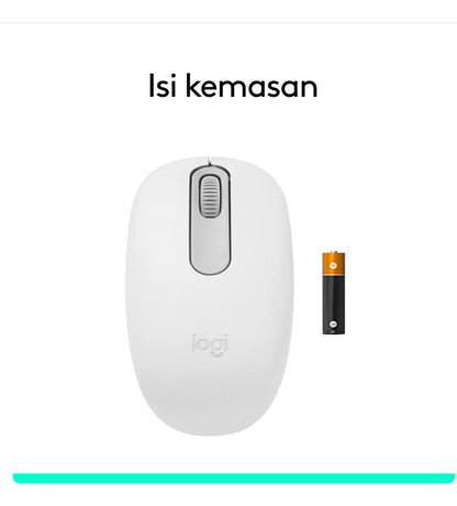 Mouse Inalámbrico Logitech Bluetooth M196 Blanco