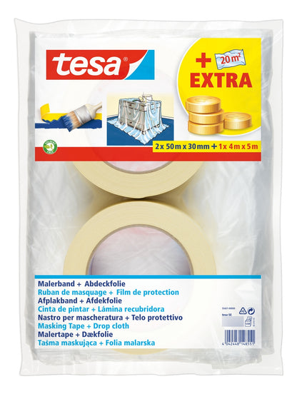 Plastico Protector Pintura Y Masking Economico Tesa